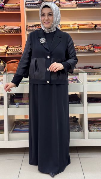 Exclusive Ceketİ Fakir Kol Elbise Siyah/2617223