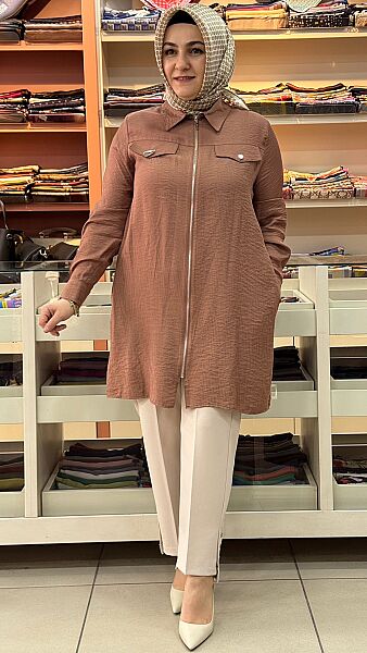 Fermuarlı Kap Tarçın/2611660