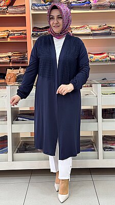 Şura - File Detaylı Ceket Lacivert/4186 
