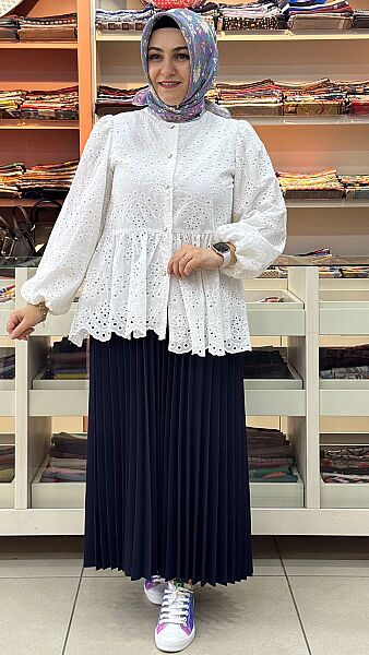 Fisto Kumaş Tunik Ekru/2226