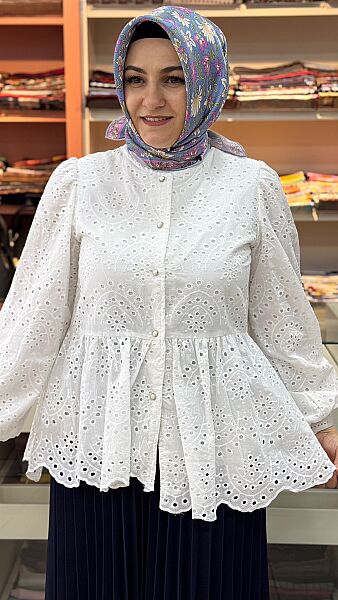 Fisto Kumaş Tunik Ekru/2226