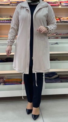  - Fitilli Fermuar Detaylı Kap Taş /9043