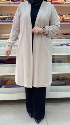 - Fitilli Önü Açık Hırka Taş/9053