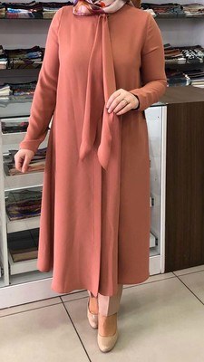  - Flarlı Tunik Tarçın / 5749