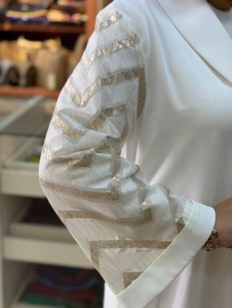Geniş Kol Beli Bağlamalı İçli Dışlı Pantolonlu Takım Ekru/61221