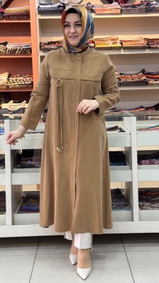 Halka Detaylı Kap Hardal/1719 - Thumbnail