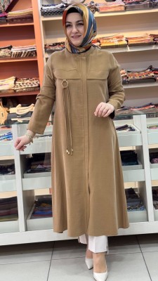 Halka Detaylı Kap Hardal/1719 - Thumbnail