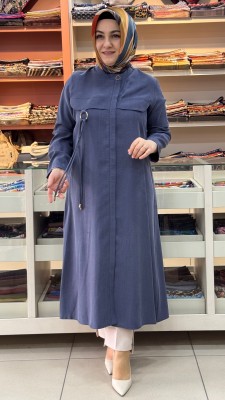 Haya - Halka Detaylı Kap İndigo/1719