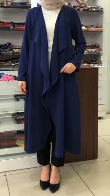  - İçlikli İkili Takım Saks-Beyaz/4104