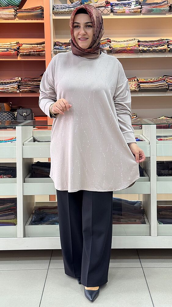 İkra Taşlı Battal Tunik Taş /14401