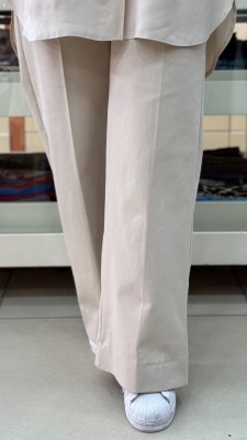 Esswap - Kanvas Bol Paça Pantolon Taş/15738