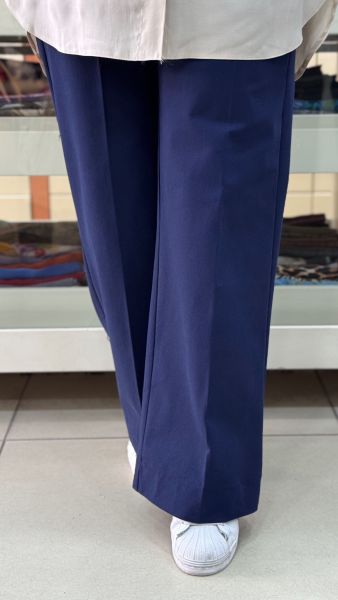 Kanvas Bol Paça Pantolon Lacivert/15738