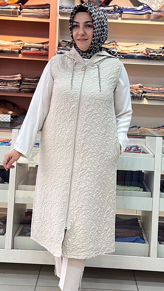 Kapşunlu Kapitone Yelek Taş/257780