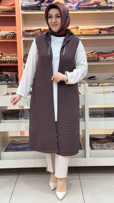 Kado - Kapşunlu Yelek Acı Kahve/257780