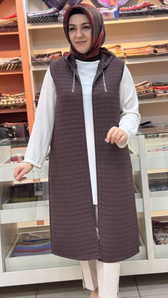 Kapşunlu Yelek Acı Kahve/257780