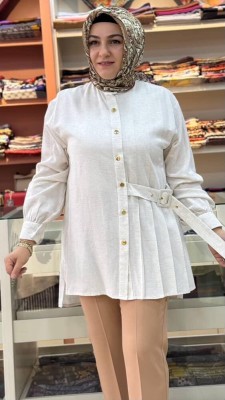 Kemer Detaylı Tunik Taş/209900 - Thumbnail