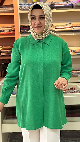 Kendinden Desenli Basic Tunik Benetton/4214