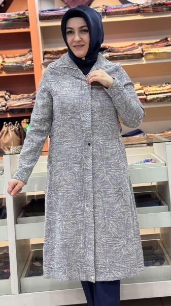 Kendinden Desenli Kap Siyah/9186