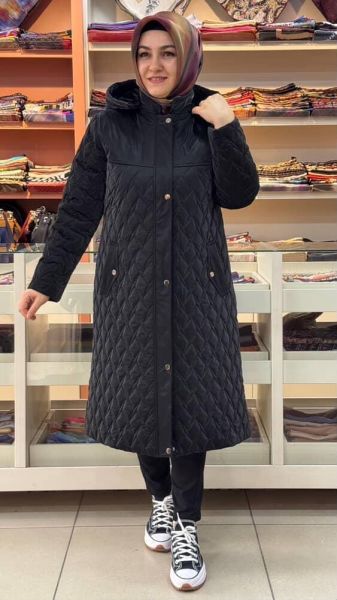 Kesikli Kapitone Kap Siyah/92431