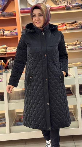 Kesikli Kapitone Kap Siyah/92431