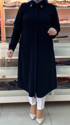 SETRMS - Setrms Kolları Kat Detaylı Tunik Siyah/4044