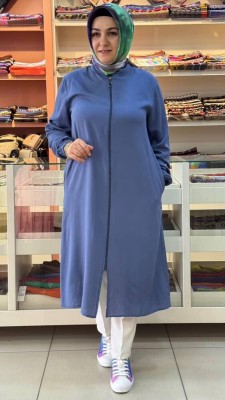Livza - Kolu Lastikli Basic Kap İndigo/9089