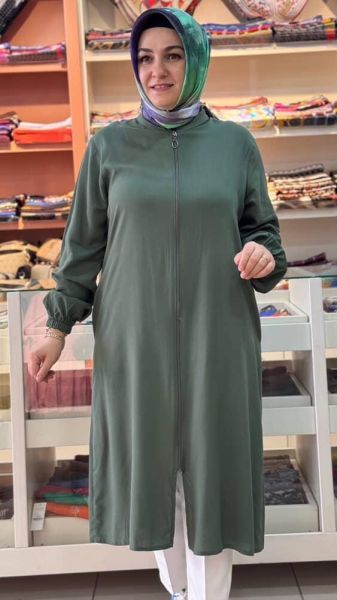Kolu Lastikli Basic Kap Yeşil/9089