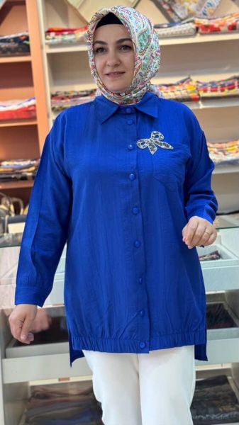 Kurdela Detaylı Tunik Saks/7457