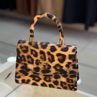 La Boutique - La Boutique Çanta Leopar Kahve/7075