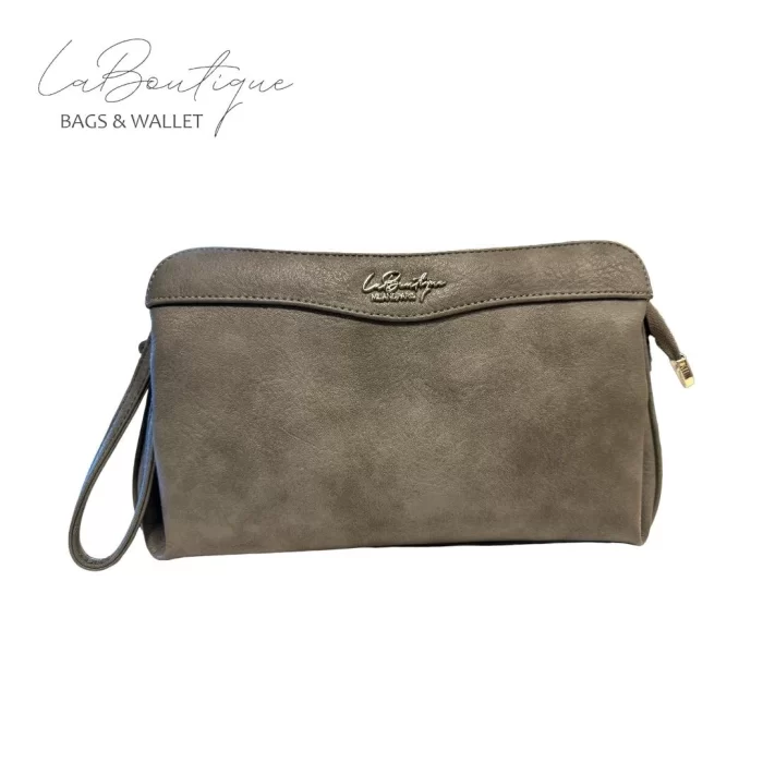 La Boutique - La Boutique Koyu Gri Antik Çanta/6012