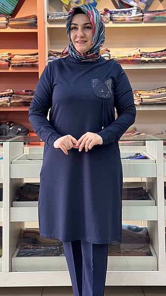 Lale Cepli Tunik Lacivert/268554 