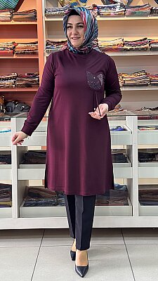 Kado - Lale Cepli Tunik Bordo/268554 