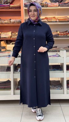 İnza Moda - Oysho Uzun Basıc Tunik Lacivert/1105