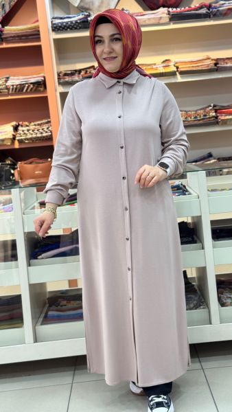 Oysho Uzun Basıc Tunik Taş/1105