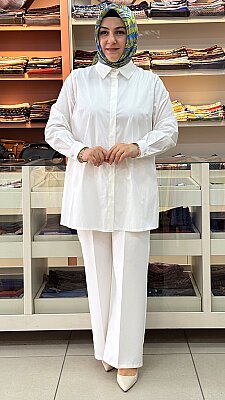 Gaze - Pamuklu Basic Tunik Ekru/4212 