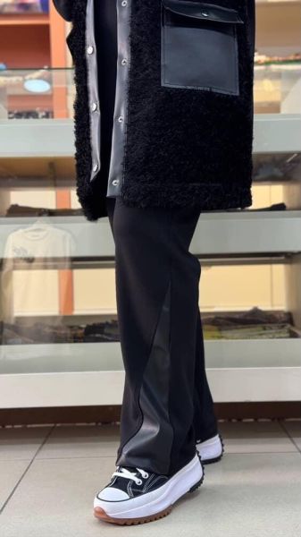 Peluş Detaylı Üçlü Takım Siyah/2268
