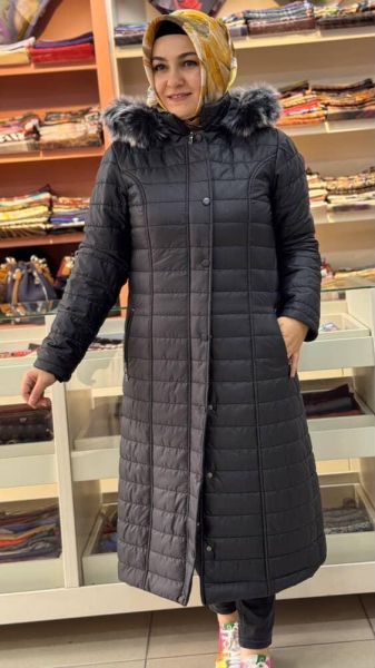 Şişme Mont Siyah/ 6079