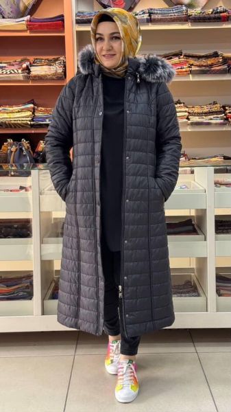 Şişme Mont Siyah/ 6079