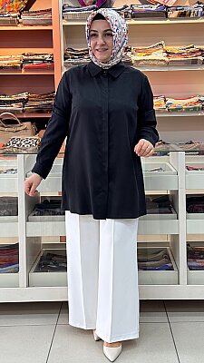 Tensel Basic Tunik Siyah/4213 - Thumbnail