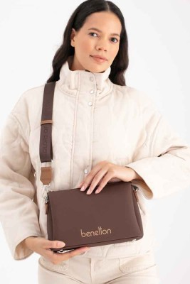 United Colors Of Benetton - United Colors Of Benetton Çapraz Çanta Kahve-Camel/BNT_1671