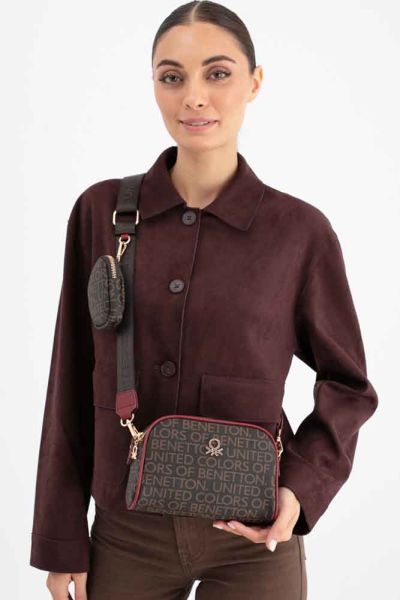 United Colors Of Benetton Çapraz Çanta Kahve-Bordo/1639
