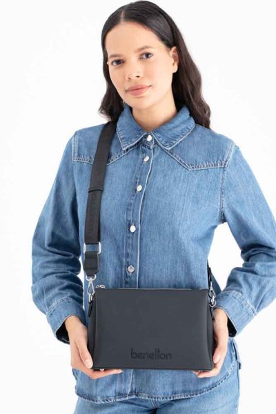 United Colors Of Benetton Çapraz Çanta Siyah/1671