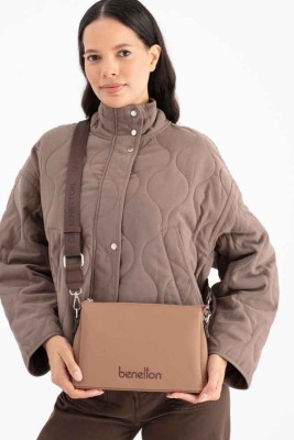 United Colors Of Benetton Çapraz Çanta Taba-Kahve/BNT_1671 - Thumbnail