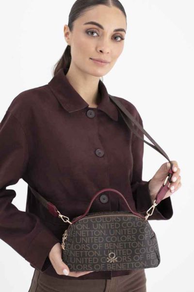 United Colors Of Benetton Kol Çantası Kahve-Bordo/BNT_1695