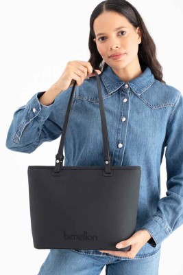 United Colors Of Benetton Kol Çantası Siyah/BNT_1655 - Thumbnail