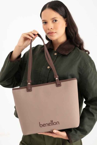 United Colors Of Benetton Kol Çantası Vizon-Kahve/BNT_1655