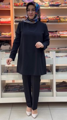 Gaze - Uzun Kollu İçlik Tunik Siyah / 4036