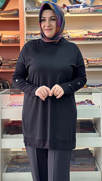 Yarasa Kol Tunik Siyah / 268484